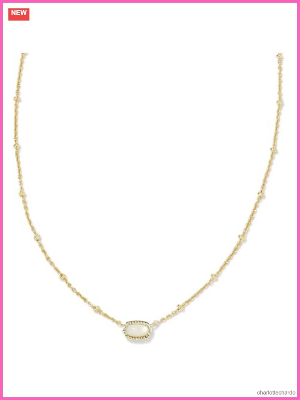 Kendra Scott Mini Elisa 14k Gold-Plated Satellite Short Pendant Necklace